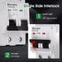 Miniature Circuit Breaker 120V/240V ac circuit breaker 2Pole 32Amp smart circuit breaker DIN Rail Mount for Marine power systems,solar photovoltai...