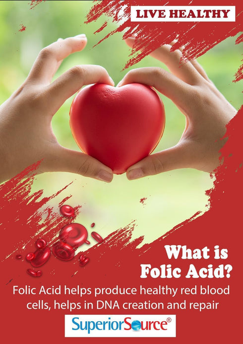 Superior Source Folic Acid Vitamin B9 1200 mcg MicroLingual Instant Dissolve Tablets Under Tongue Melts, 100 Count...