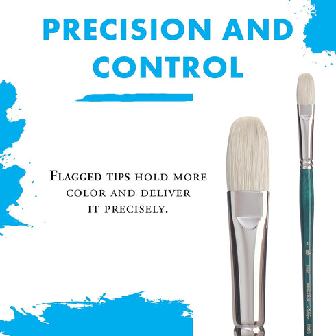 Princeton Ashley Paintbrush, Size 6, Blue Green...