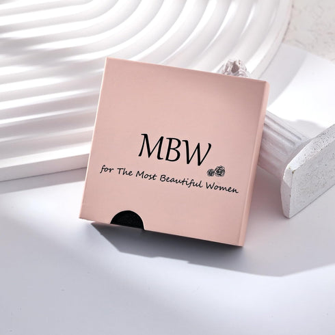 MBW Gold Layered Set Necklaces for Women, Dainty 14K Gold Plated Layered CZ Pendant Necklaces Simple Gold Herringbone Snake Choker Cuban Link Pape...