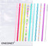 JANYUN 40 Pieces Reusable Straws BPA-Free 9" Colorful Printing Hard Platic Stripe Drinking Straw for Mason Jar Tumbler Family or Party Use Cleanin...