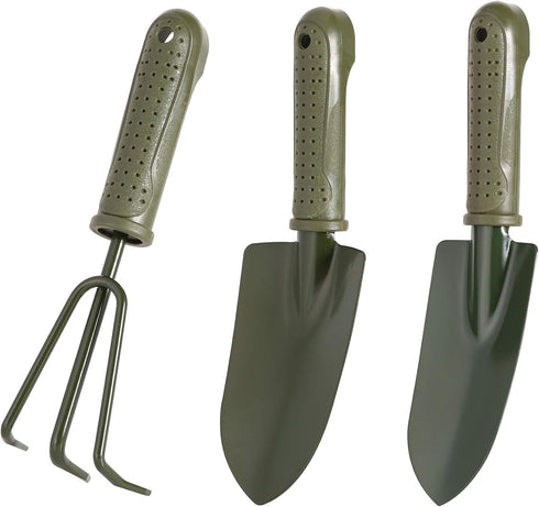 Premium 3 - in - 1 Plant Care Kit Soft Rubberized Non - Slip Ergonomic Handle Gardening Tool 3 Piece Gift Set for Home Garden Lawn Farm Herbs Indo...