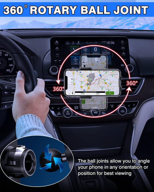 Karltys Car Phone Holder for Honda Accord 2018-2022, Cell Phone Holder Air Vent Phone Mount for Accord, Never Blocking Hands Free Thick Case Frien...