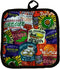New Orleans Iconic Food Logos Design Souvenir Pot Holder...
