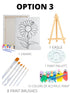 Pre Drawn Canvas Paint Kit | Teen, Kids and Adult Sip and Paint Party Favor | DIY Date Night Couple Activity| Canvas Boards for painting| Birthday...