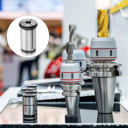 uxcell Straight Shank Collet C32-10 CNC Router Tool Adapter 65Mn for Lathe Milling Drilling Machine Industrial Supplies...