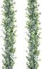 DearHouse Faux Eucalyptus Garland Plant, 2 Pack Artificial Vines Hanging Eucalyptus Leaves Greenery Garland for Wedding Backdrop Arch Wall Decor, ...