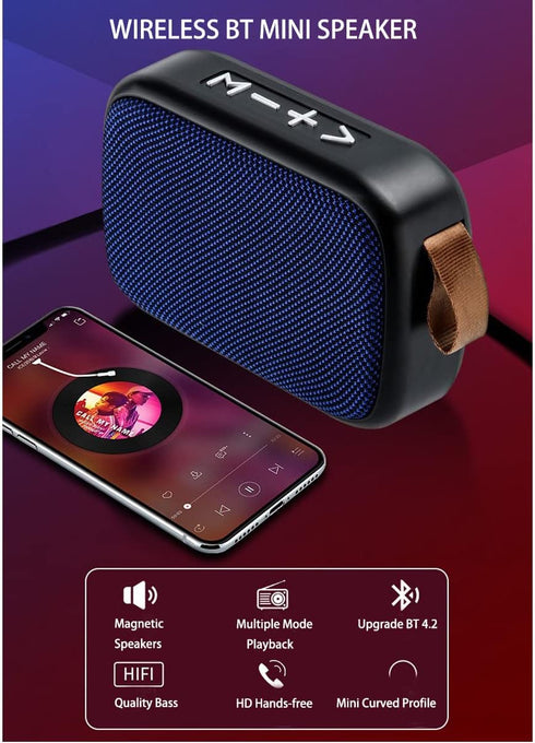 Cuifati Wireless Bluetooth Speaker Subwoofer Wireless Stereo Portable USB Mini Speaker with FM Radio Louder Volume Crystal Clear Stereo Sound Rich...