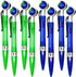 Maydahui 30 Pcs Cute Earth Pens Retractable Earth Globe Spins Pens Tellurion Shape Ballpoint Pens Black Ink Novelty Earth Day Favor Pens for Stude...