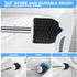 Toilet Brush, Toilet Brush and Holder with 304 Stainless Steel Handle, Space Saving Toilet Bowl Brush for Storage, Durable Bristles Toilet Scrubbe...