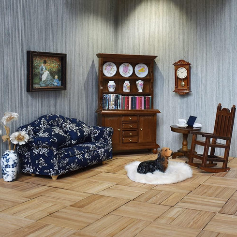 iLAND Varnished Dollhouse Flooring on 1:12 scale, Dollhouse Floor boards of Bamboo, Buy 2 at Half Cost! (Rectangular 48pcs)...