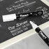 Timart 8 Pack White Chalk Markers, 6mm Liquid Chalk Markers for Chalkboards Signs, Blackboards, Windows, Glass- Reversible Tip, 24 Chalkboard Labe...