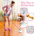 2 Pairs Microfiber Slipper Mop Slippers for Floor Cleaning? Reusable Floor Dust Tool for for Women Men House Kitchen Bathroom Office...