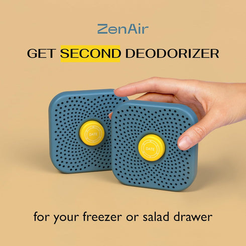 Fridge Deodorizer Odor Eliminator - Refrigerator Deodorizer More Effective Than Baking Soda - Activated Charcoal Fridge And Freezer Air Freshener ...
