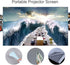80-inch Portable Projector Screen HD 16:9 Frameless Video Projection Screen Foldable Wall Mounted for Home Theater Office Movies...