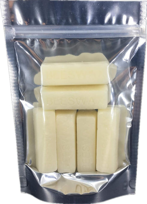 White Beeswax Bars (6 oz) | 100% Pure, Cosmetic Grade, Triple-Filtered Beeswax for DIY Skin care, Lip Balm, Lotion and Candle Making (1 oz Bars - ...
