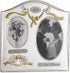Lawrence 590143 Satin Silver & Brass Plated 2 Opening Picture Frame...