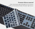 Keyboard Cover Skin for Logitech MK345 Wireless Full-Sized Keyboard with Plam Rest, Logitech MK345 Keyboard Accessories-Black...