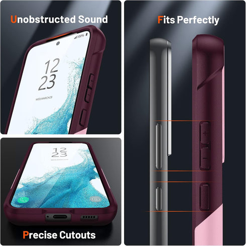 Asuwish Phone Case for Samsung Galaxy S22 Plus S22+ 5G with Tempered Glass Screen Protector Cover and Cell Accessories Protective Rugged Dual Laye...