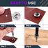 Swpeet 62Pcs Canvas Snap Kit, Stainless Steel Marine Grade Canvas and Upholstery Boat Cover Snap Button Fastener Kit Including 3/8" Sockets 13mm M...