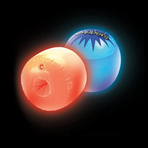 Socker Boppers Light Up Glow Games LED - One Pair Boppers – Impact activated light, Lights are color changing, Box and Bop, Durable Vinyl, Active ...