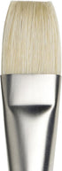 Winsor & Newton Artists' Oil Hog Paint Brush, Long Handle Size 12, Flat...