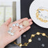 PH PandaHall 10pcs Adjustable Bracelet Chain, 12mm Bracelet Bezel Settings for Jewelry Making with 6 Tray Blank, 60pcs 12mm Clear Glass Cabochons ...