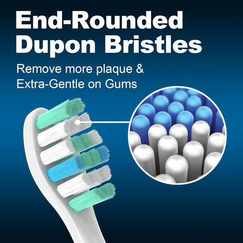 MRYUESG Replacement Toothbrush Heads for Philips Sonicare Replacement Heads, 10 Pack, Electric Tooth-Brush Head Compatible with Phillips Sonic Car...