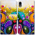 Case for iPhone XR, Colorful Dragonfly Leather Flip Wallet Case Cover with Card Slot Holder Kickstand for Bcov Case for iPhone XR...
