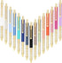 Aozora Ballpoint Pens Black Ink Medium Point with Super Soft Grip Retractable Ball Point Pen 1.0mm Office Decor School Supplies (15pcs-GOLD)...