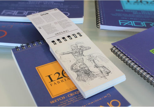 Fabriano 1264 Sketch Pad, 3.5 x 5, Light Cream...