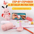 Blyrbnom Crochet Kit for Beginners, Amigurumi Crocheting Animals Kits with Step-by-Step Video Tutorials, Knitting Starter Pack for Adults&Kids,(Be...