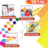 Acrylic Paint Set,48 Paint Pots in 6 Colors,Set of 8 Washable Paint Sets,Acrylic Paint Strips with 8 Pcs Paintbrushes,Craft Paint Sets for Kids & ...