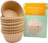 Jumbo Cupcake Liners 300 pcs Natural Muffin Liners No Smell,Food&Grade,Greaseproof Paper Baking Cups, Cupcake Wrappers for Party,Christmas by Gold...