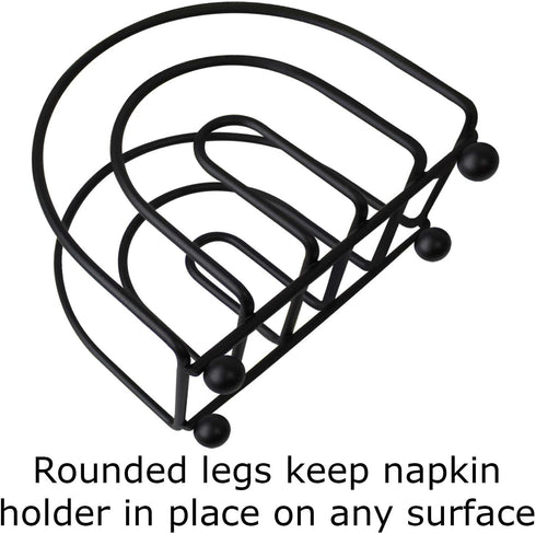 Blue Donuts Classic Arc Collection Napkin Holder – Napkin Holders for Tables, Farmhouse Napkins Holder, Dining Table Napkin Holders for Kitchen, B...