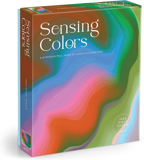Galison Sensing Colors – 1000 Piece Jessica Poundstone Puzzle Featuring Ephemeral Art from The Hyperspectral Sensing Art Series...