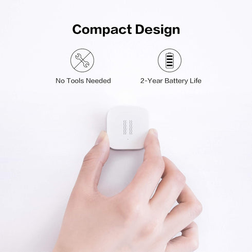 Aqara Vibration Sensor, REQUIRES AQARA HUB, Zigbee Connection, Wireless Mini Glass Break Detector for Alarm System and Smart Home Automation, Comp...