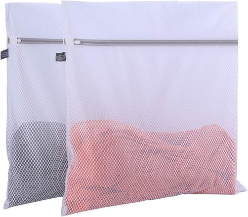 Kimmama Oversize Laundry Bags Mesh Wash Bags, Large Delicates Bag for Washing Machine, Jumbo Laundry Sack for Washing Delicates, Big Clothes, Bed ...