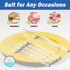 POSATE Heavy Duty Plastic Spoons - Food-Grade Disposable Material, Clear, Pack of 30...