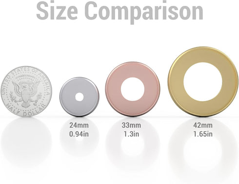 Discagenda Discbound Discs (Gold, 12 Piece 1.3in)...