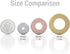 Discagenda Discbound Discs (Gold, 12 Piece 1.3in)...