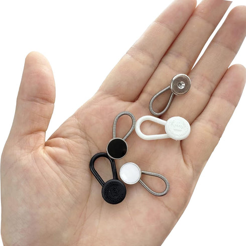 20 PCS Collar Extenders, Flexible Button Extenders, Versatile Waistband Extenders for Women and Men Shirt Pants Dress Trouser Favors...