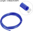 MECCANIXITY Pneumatic Air Hose PU Braid Tube 5mm(3/16'') IDx8mm(5/16'') ODx9.84Ft Blue for Air Compressor, Liquid Convey...