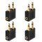 4 Pack Airplane Headphone Adapter, 3.5mm Male to 3.5mm Female Gold Plated Aircraft Headset/Earphone Adapter for in-Flight Entertainment System...