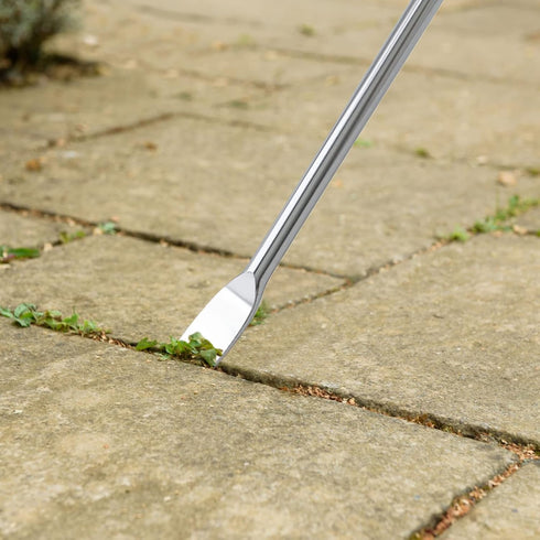 2 Pieces Hand Weed Puller Tool, Stainless Steel Pronged Garden Weed Remover Tool, Garden Weeder Tool for Lawn Farmland Transplant Gardening Plant ...