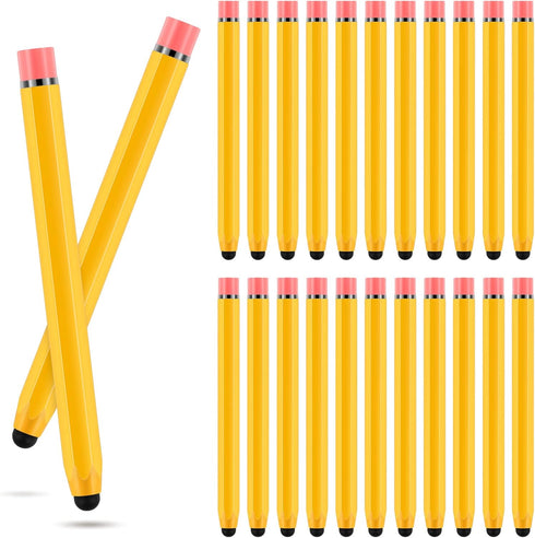 LEIFIDE 24 Pcs Stylus Pens for Kids, Hexagon Shaped Stylus Pencil Kids Stylus for Touch Screen Devices, Compatible with iPhone Android Edition Tab...