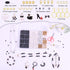 Wuollgess 3500 PCS Black White Clay Beads Kit for Bracelets Making, Polymer Heishi Beads for Jewelry Making, Friendship Bracelet Kit for Adults, L...