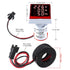 3 in 1 60-500V 0-100A AC Digital Ammeter Voltmeter, 22mm Square Digital Tube Screen with Transformer, LED Display Voltage Detector Current Tester ...