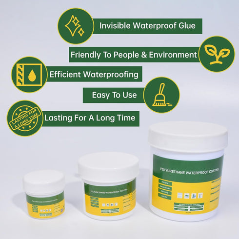 Invisible Waterproofing Agent, 30G Transparent Waterproof Coating for Bathroom & Kitchen, Waterproof Insulating Sealant for Exterior Wall....