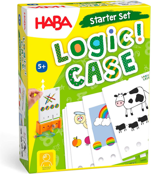 HABA Logic! CASE Starter Set - Brain Building Puzzles for Ages 5+...